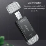 JINGHUA USB2.0 Multi-Function Card Reader SD/TF Dual Card Slot Cell Phone Computer Card Reader - Image 3