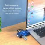 JINGHUA USB2.0 Multi-Function Card Reader SD/TF Dual Card Slot Cell Phone Computer Card Reader - Image 7