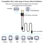 JINGHUA 3.5mm To Dual 6.5mm Audio Cable 1 In 2 Dual Channel Mixer Amplifier Audio Cable - Image 9
