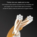 JINGHUA Category 6 Gigabit Double Shielded Router Computer Project All Copper Network Cable - Image 6