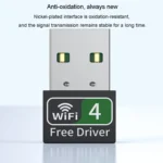 Dual-Band Wireless Network Card Computer External 2.4G/5G USB WiFi Receiver Transmitter - Image 4