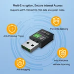 Dual-Band Wireless Network Card Computer External 2.4G/5G USB WiFi Receiver Transmitter - Image 7