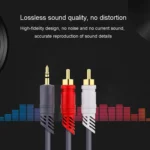 JINGHUA 3.5mm To 2RCA Audio Cable Game Console Outdoor Audio Connection Cable - Image 6