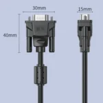 JINGHUA VGA3+6 Computer Monitor Screen Connection Cable VGA Display Connection Wire - Image 2