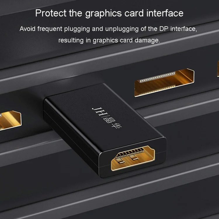 TBD06043147_B6.webp JINGHUA DP Male To HDMI Female Adapter Video Audio Connector - Image 7