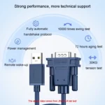 JINGHUA USB To RS232 Serial Cable DB9 Pin COM Port Computer Converter - Image 3