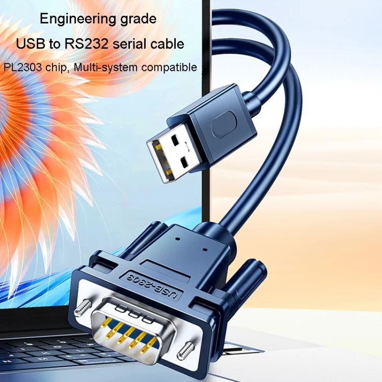 TBD06043155_B3.webp JINGHUA USB To RS232 Serial Cable DB9 Pin COM Port Computer Converter - Image 4