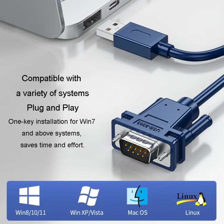 TBD06043155_B5.webp JINGHUA USB To RS232 Serial Cable DB9 Pin COM Port Computer Converter - Image 6