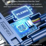 JINGHUA USB To RS232 Serial Cable DB9 Pin COM Port Computer Converter - Image 8