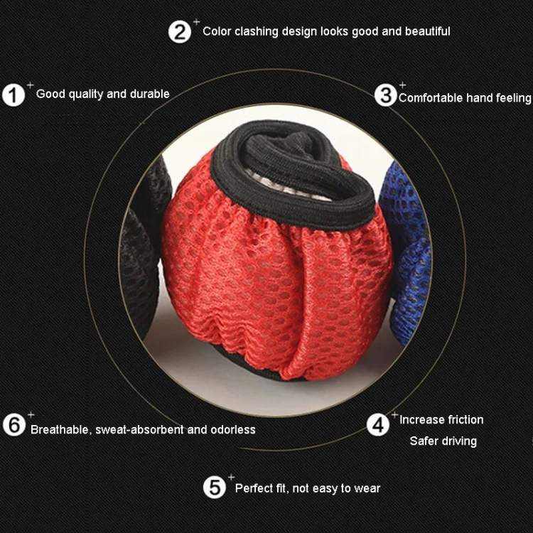 TBD06043232_B2.webp Car Mesh Steering Wheel Cover Breathable Elasticized Handle Sleeve - Image 3