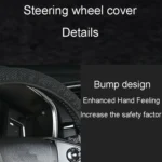 Car Mesh Steering Wheel Cover Breathable Elasticized Handle Sleeve - Image 4