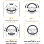 Car Mesh Steering Wheel Cover Breathable Elasticized Handle Sleeve - Image 6