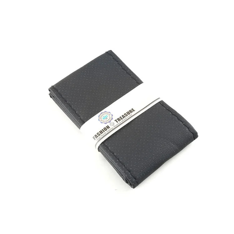 Hand-Sewn Microfiber Non-Slip Steering Wheel Cover Universal Turning Grip Sleeve