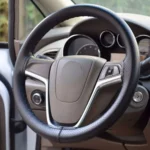 Hand-Sewn Microfiber Non-Slip Steering Wheel Cover Universal Turning Grip Sleeve - Image 2