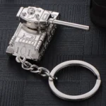 Men Car Pendant Personalized Tank World Model Keychain - Image 4