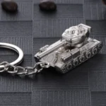 Men Car Pendant Personalized Tank World Model Keychain - Image 5