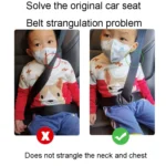 Car Seat Belt Adjuster Child Anti Strangler Neck Seat Fixed Limiter - Image 3