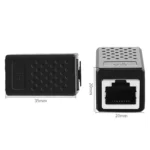 JINGHUA S61 Dual Pass-Through Header Network Cable Butt Connector Extender - Image 2