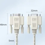 JINGHUA B110 Male To Female DB Cable RS232 Serial COM Cord Printer Device Connection Line - Image 2