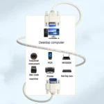 JINGHUA B110 Male To Female DB Cable RS232 Serial COM Cord Printer Device Connection Line - Image 3