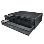 Computer Cooling Height Increase Stand Drawer Type Double Iron Desktop Storage Shelf