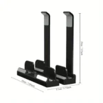 Dual-Purpose Laptop Vertical Stand Storage Rack Desktop Heightening Cooling Base - Image 7