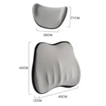 Car Memory Foam Neck Pillow Car Neck Rest Silk Pillow Car Seat Cervical Cushion - Image 3