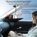 Car All Round Window Sunshade Adjustable Sunscreen Heat Insulation Sun Shade - Image 11