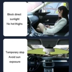 Car All Round Window Sunshade Adjustable Sunscreen Heat Insulation Sun Shade - Image 10