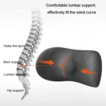 Car Cushion Driving Seat Cervical Support Backrest Pillow - Image 3