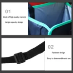 Car Seatback Trash Can Automotive Multifunctional Storage Organizer - Image 4