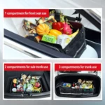 Oxford Cloth Car Multifunctional Foldable Glove Storage Box - Image 6