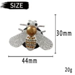 Pearl-encrusted Little Bee Car Air Conditioner Air Outlet Decoration Aromatherapy Clip - Image 3