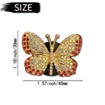 Butterfly Diamond Car Interior Air Outlet Aromatherapy Clip - Image 3