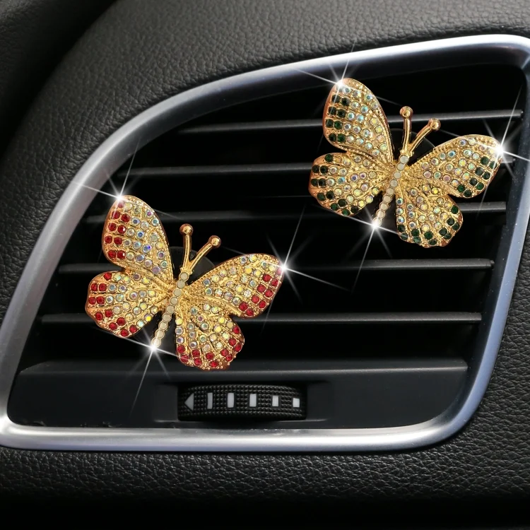 TBD06043693_B3.webp Butterfly Diamond Car Interior Air Outlet Aromatherapy Clip - Image 4