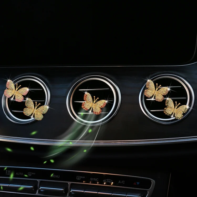 TBD06043693_B4.webp Butterfly Diamond Car Interior Air Outlet Aromatherapy Clip - Image 5