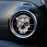 Color Diamond Skull Car Air Vent Aromatherapy Clip - Image 7