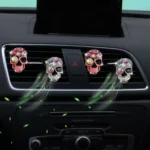 Color Diamond Skull Car Air Vent Aromatherapy Clip - Image 4