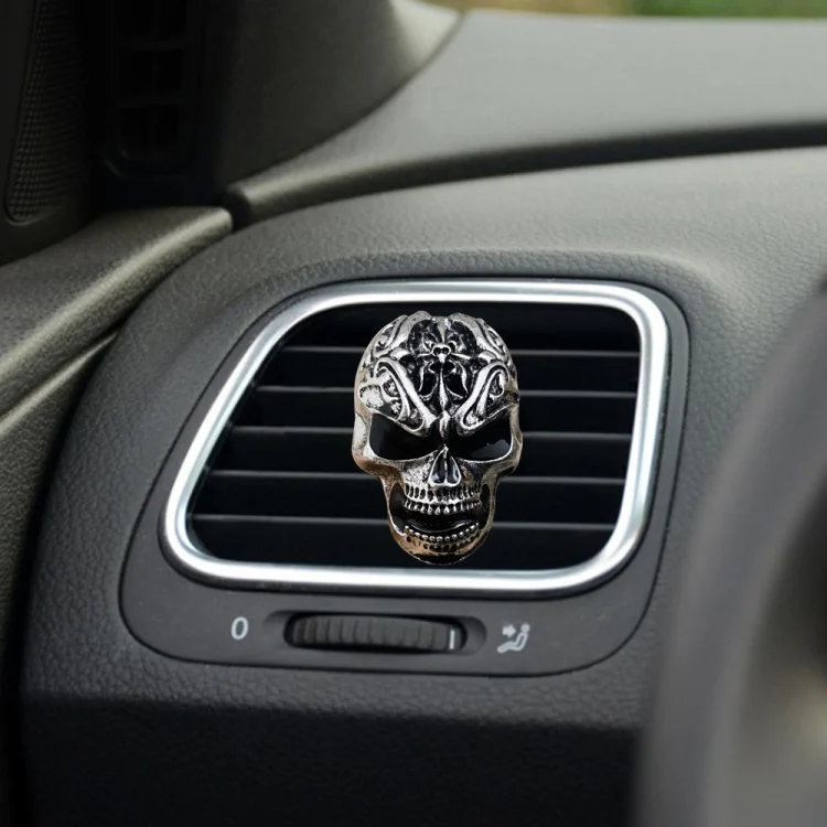 TBD06043727_B2.webp Retro Skull Car Aromatherapy Air Conditioner Air Outlet Clip - Image 3