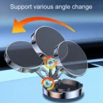 Magnetic Car Phone Holder Automobile Rotatable Multifunctional Folding Stands - Image 3