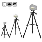 Portable Aluminum DSLR Camera Live Tripod Photography Retractable Landing Bracket - Image 2