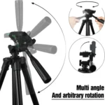 Portable Aluminum DSLR Camera Live Tripod Photography Retractable Landing Bracket - Image 5