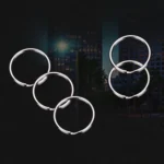 10pcs 1.5 X 25mm Key Holder Ring Metal Key Chain Charm Ring - Image 2