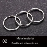 10pcs 1.5 X 25mm Key Holder Ring Metal Key Chain Charm Ring - Image 5