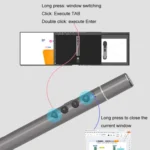 Conference Teaching Page Turning Pen Electronic Telescopic Pointer Laser Pointer PPT Wireless Presenter - Image 5