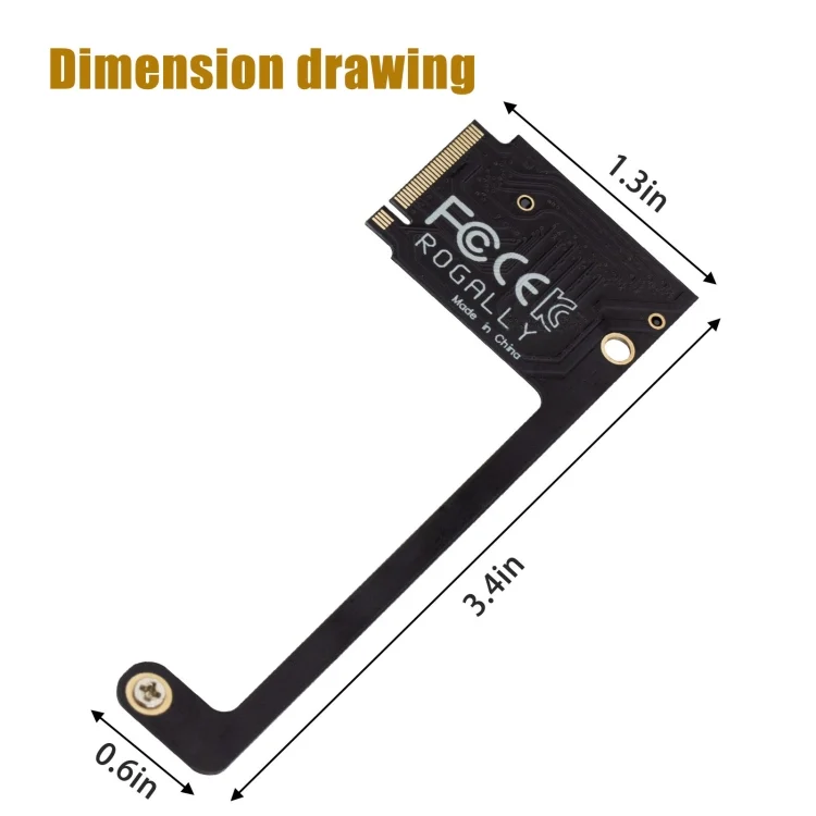 TBD06044163_B2.webp For ASUS Rog Ally Modified M2 Hard Drive PCIE4.0 Riser Card - Image 3