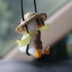 Car Cartoon Duck Rear View Mirror Interior Pendant - Image 4