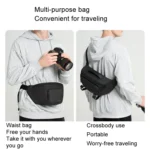 Multi-functional Camera Waist Pack Simple and Lightweight Microslr Camera Bag Casual Waterproof Storage Bag - Image 6