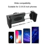 Car Dashboard Suction Cup Double Chuck Mobile Phone Holder - Image 4