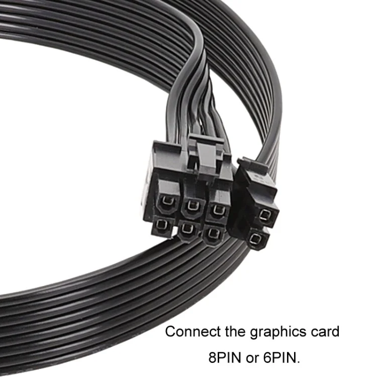 TBD06044357_B3.webp For Corsair 18AWG Flat Cable Power Module Cable Graphics Card Module Cable 8Pin To 8Pin 6+2 - Image 4